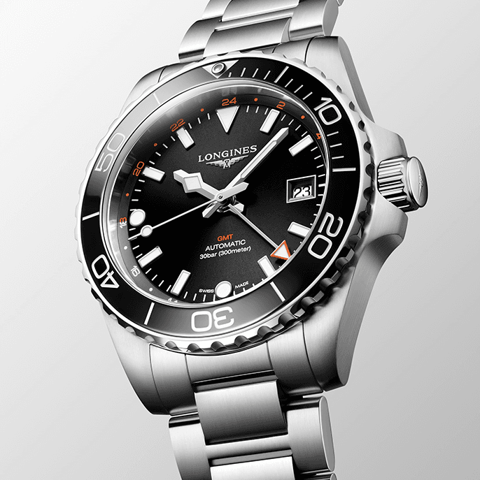 LONGINES Conquest GMT Quartz 本体 Longines HydroConquest GMT 41 | Urmaker Bjerke