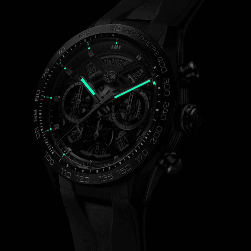 TAG Heuer Carrera Chronograph Sort DLC-titan | Urmaker Bjerke
