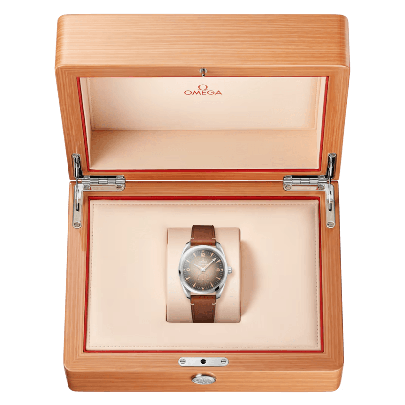 OMEGA Seamaster Railmaster – Beige tallskive | Urmaker Bjerke