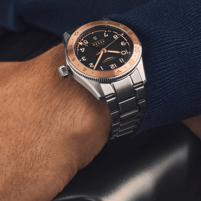 Longines Spirit Zulu Time 1925 – Sort tallskive | Urmaker Bjerke
