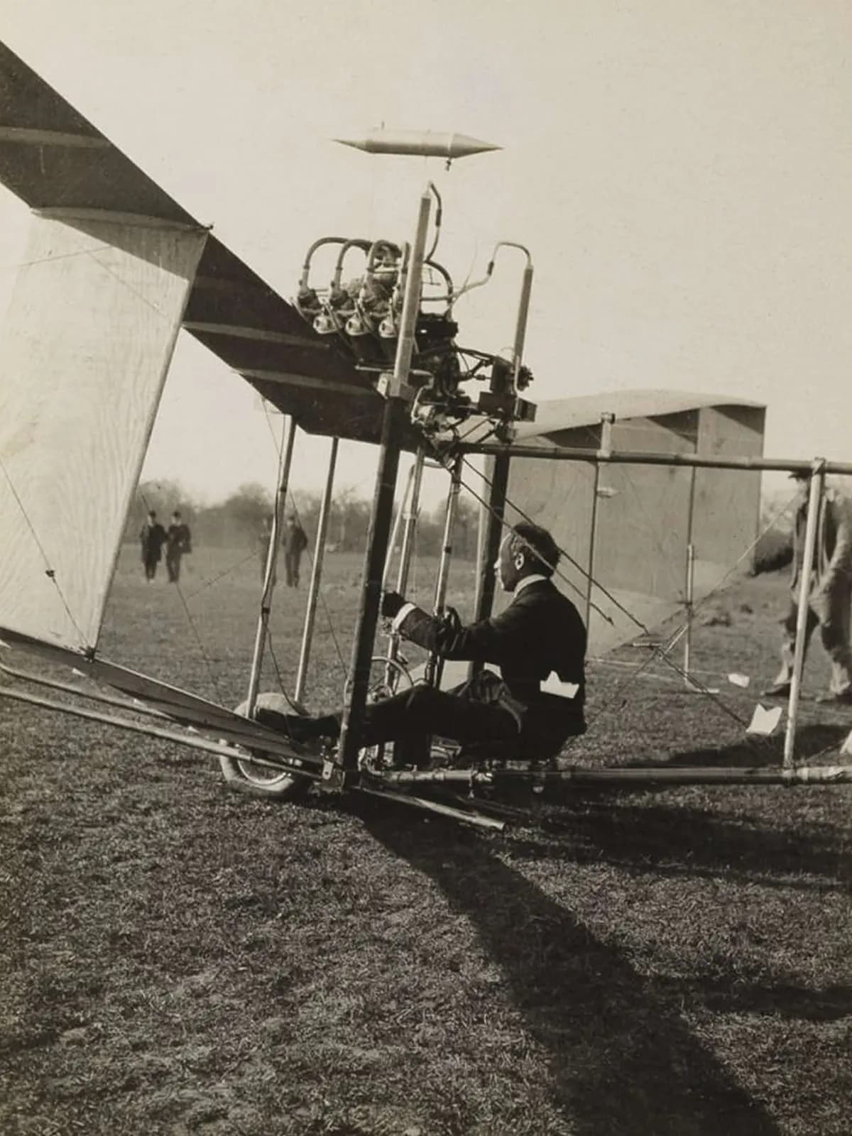 Alberto Santos-Dumont i flymaskinen