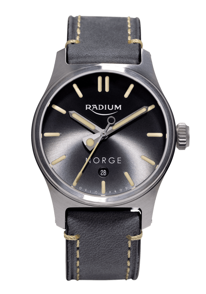 Radium Classic Steel Date-Grey Sunburst _PB